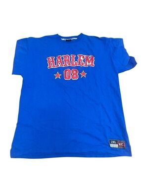 Harlem 08 Blue Graphic Tee - NYC Patch